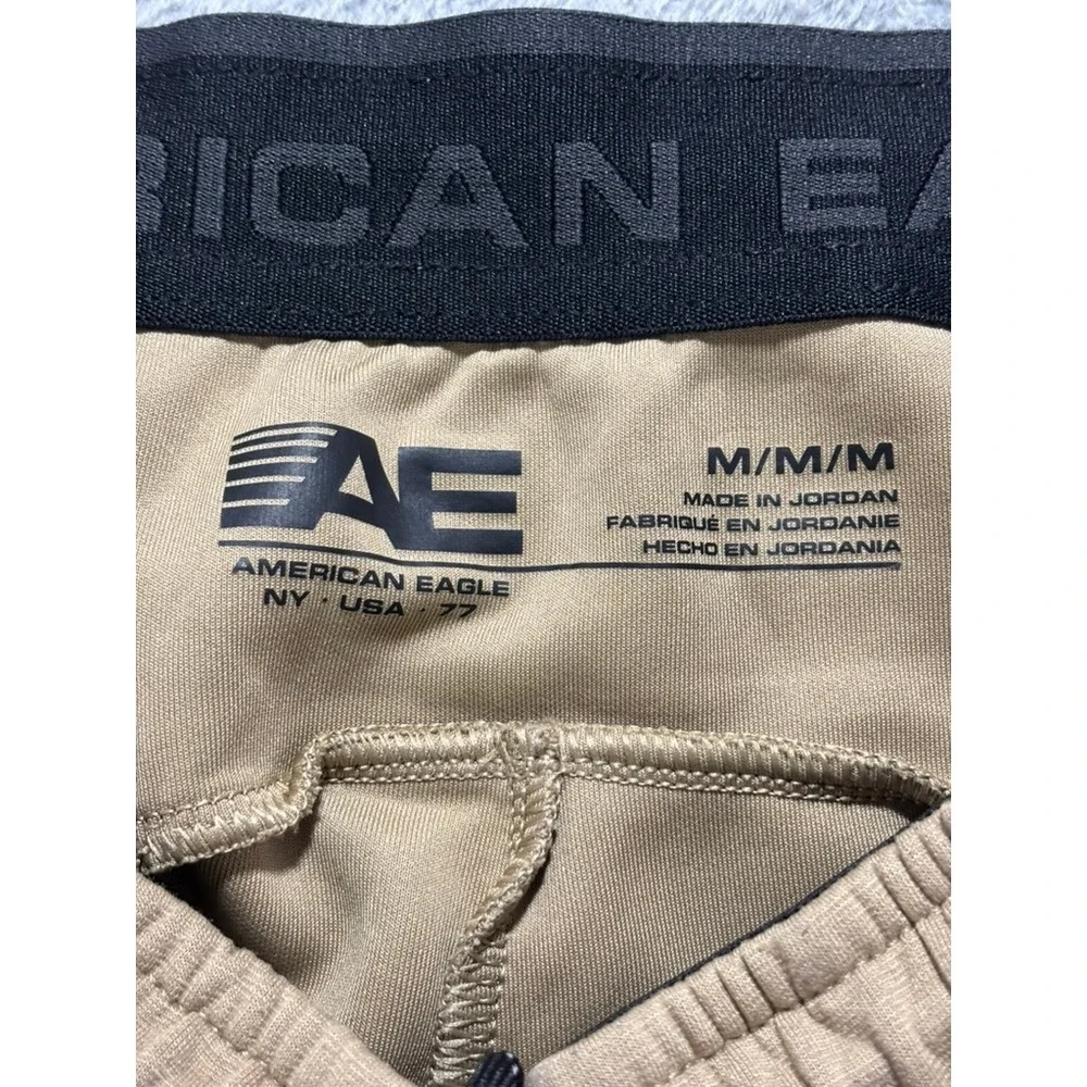 American‎ Eagle M Tan Jogger Pants Athleisure Casual Mens